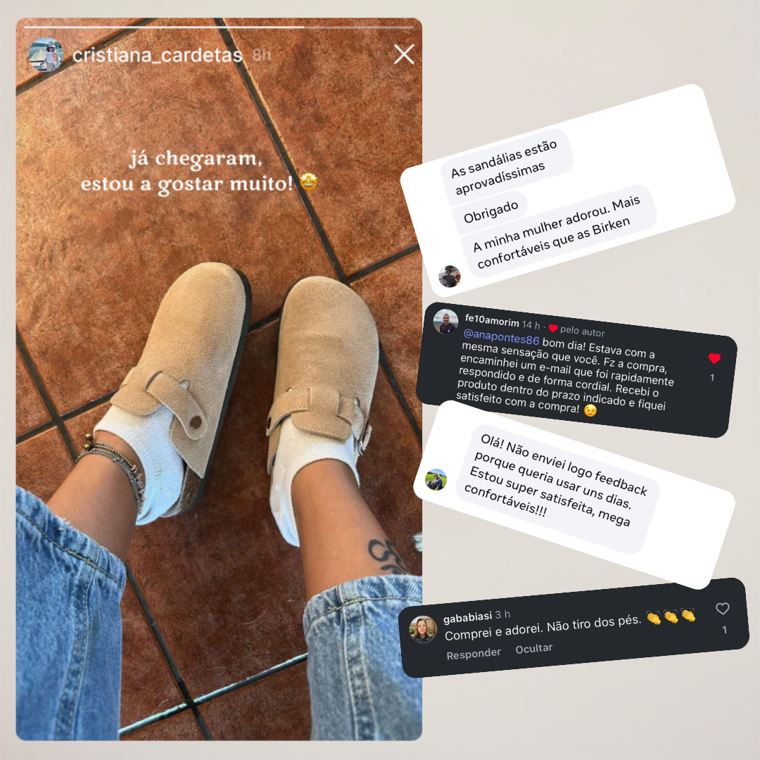 Clogs em Camurça by Nomma